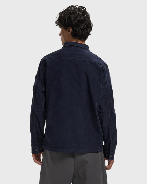 CORDUROY LONG SLEEVE BUTTON LENS SHIRT