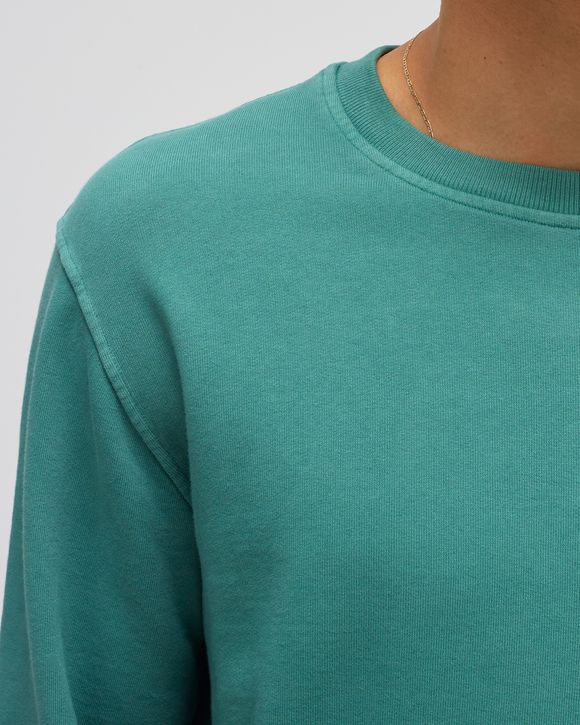 COTTON FLEECE RESIST DYED SWEATSHIRT
