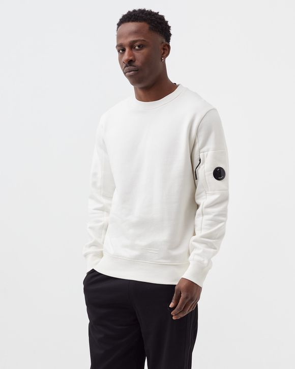DIAGONAL RAISED FLEECE CREW NECK SWEATSHIRT