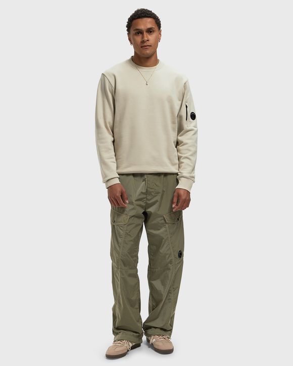 DIAGONAL RAISED FLEECE CREWNECK LENS SWEATSHIRT