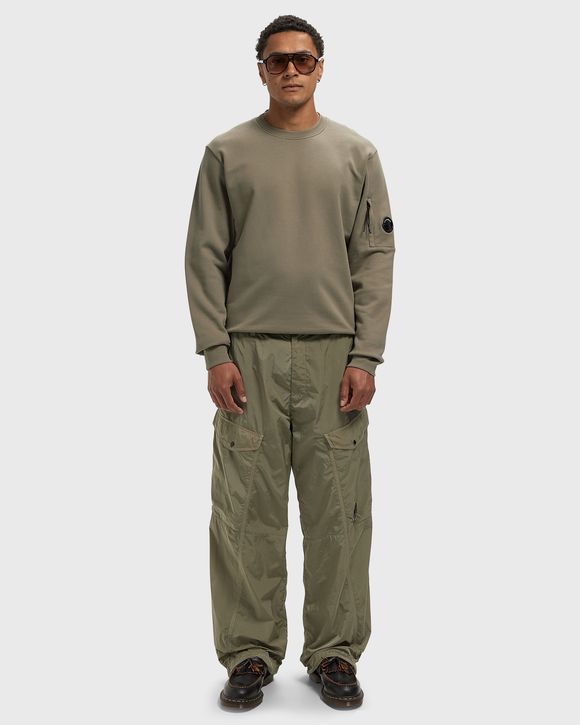 DIAGONAL RAISED FLEECE CREWNECK LENS SWEATSHIRT