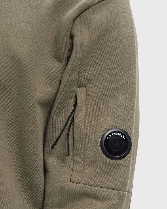DIAGONAL RAISED FLEECE CREWNECK LENS SWEATSHIRT