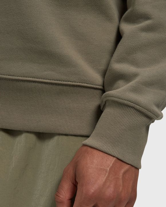 DIAGONAL RAISED FLEECE CREWNECK LENS SWEATSHIRT