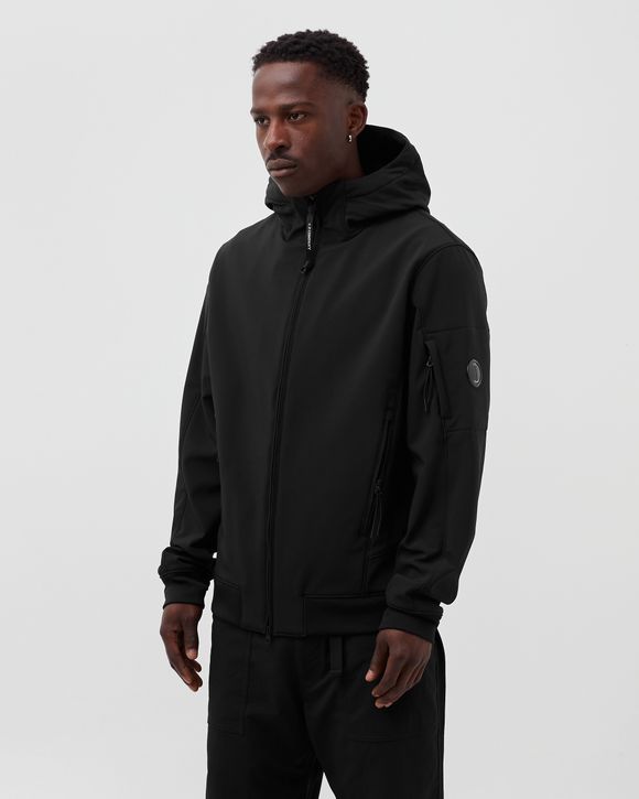 DIAGONAL RAISED FLEECE GOGGLE HOODIE