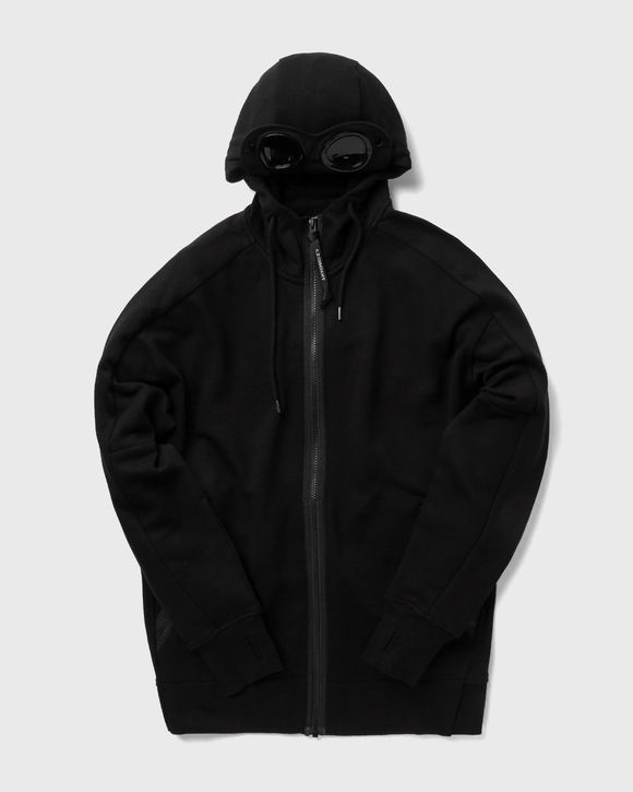 DIAGONAL RAISED FLEECE GOGGLE HOODIE