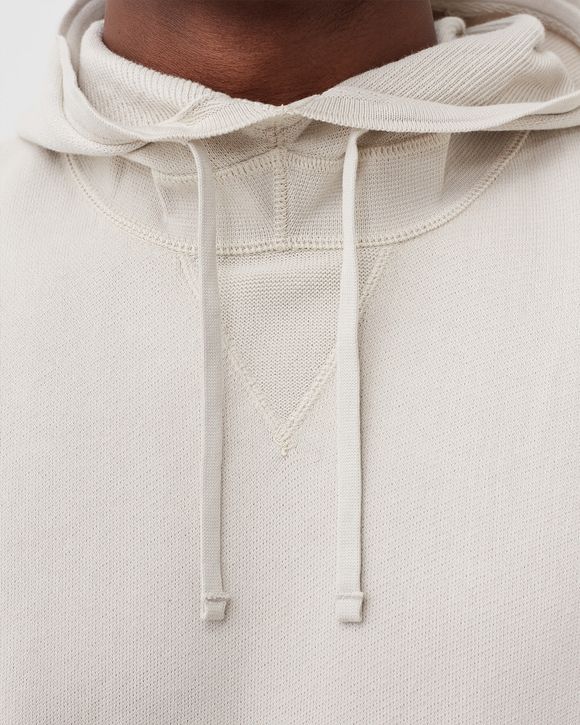 DIAGONAL RAISED FLEECE HOODIE