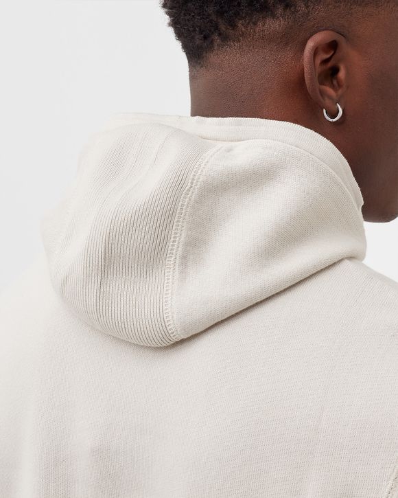 DIAGONAL RAISED FLEECE HOODIE