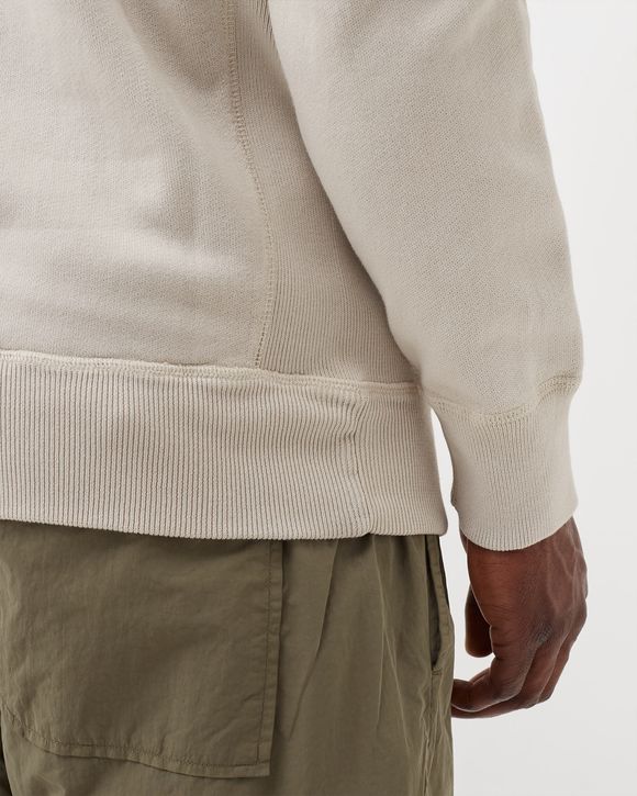 DIAGONAL RAISED FLEECE HOODIE