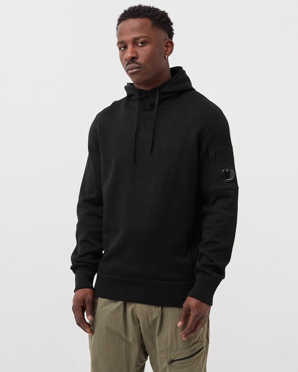 Diagonal Raised Fleece Hoodie