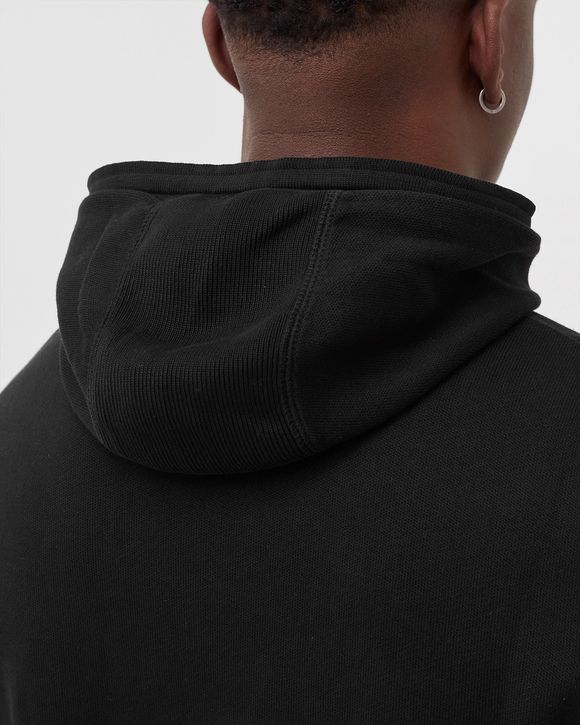 Diagonal Raised Fleece Hoodie