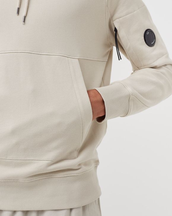 DIAGONAL RAISED FLEECE HOODIE