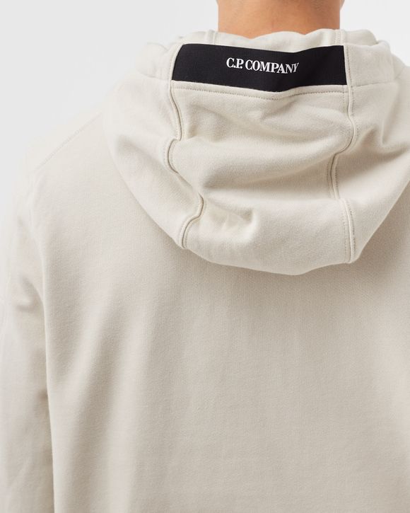 DIAGONAL RAISED FLEECE HOODIE