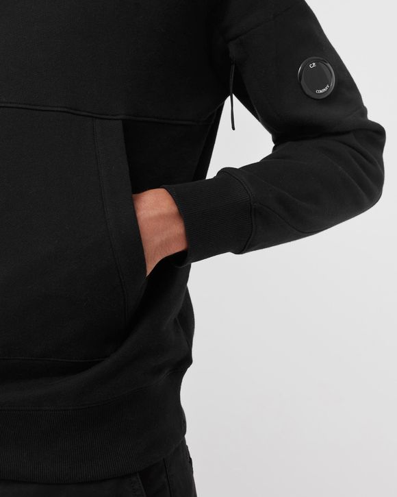 DIAGONAL RAISED FLEECE HOODIE