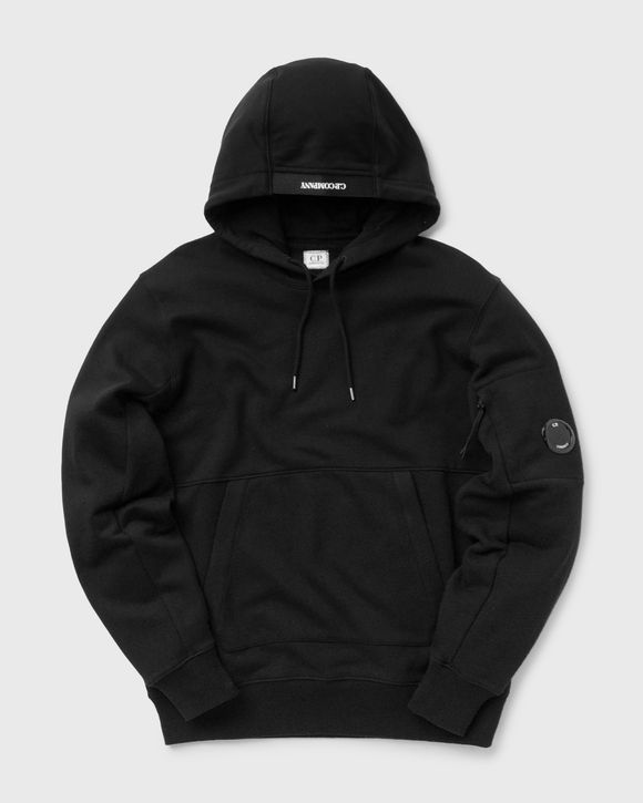 DIAGONAL RAISED FLEECE HOODIE