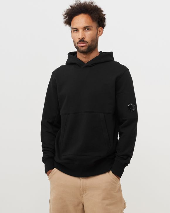 DIAGONAL RAISED FLEECE HOODIE