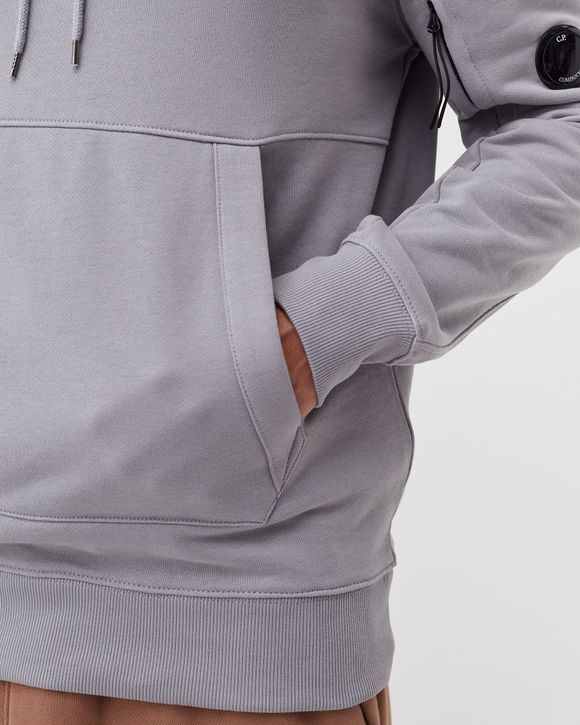 DIAGONAL RAISED FLEECE PULLOVER HOODIE