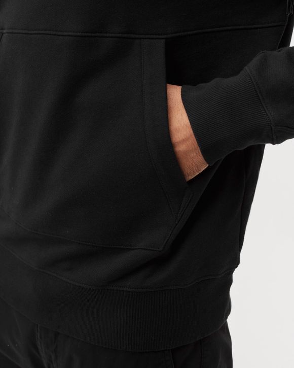 DIAGONAL RAISED FLEECE PULLOVER HOODIE