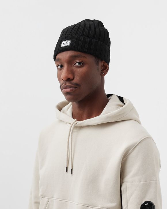 EXTRA FINE MERINO WOOL LOGO BEANIE