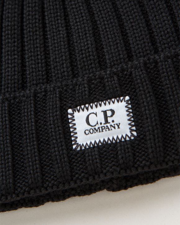 EXTRA FINE MERINO WOOL LOGO BEANIE