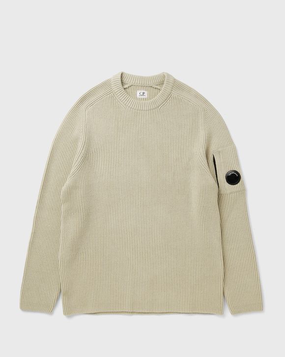 FULL RIB COTTON CREWNECK LENS SWEATER