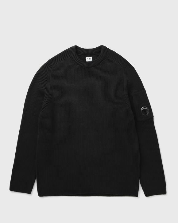 FULL RIB COTTON CREWNECK LENS SWEATER