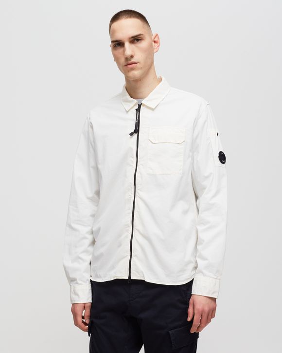 GABARDINE ZIPPED SHIRT