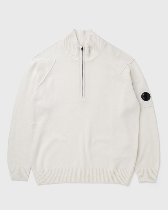 LAMBSWOOL GRS HALF ZIP SWEATER