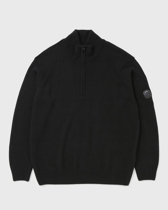 LAMBSWOOL GRS HALF ZIP SWEATER