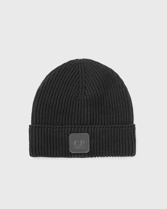 METROPOLIS EXTRA FINE MERINO WOOL LOGO BEANIE