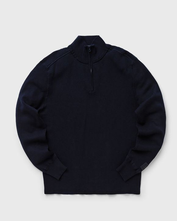 METROPOLIS SERIES COTTON CREPE ZIPPED KNIT
