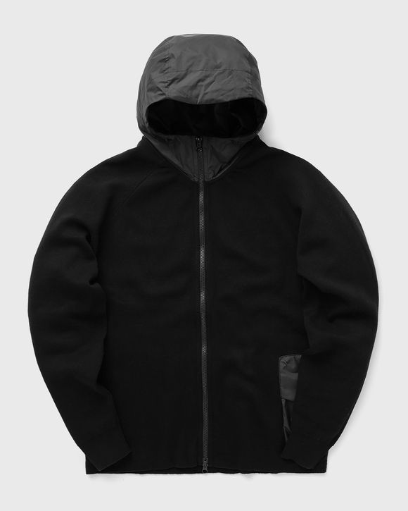 METROPOLIS SERIES DOUBLE MIXED ZIPPED HOODIE