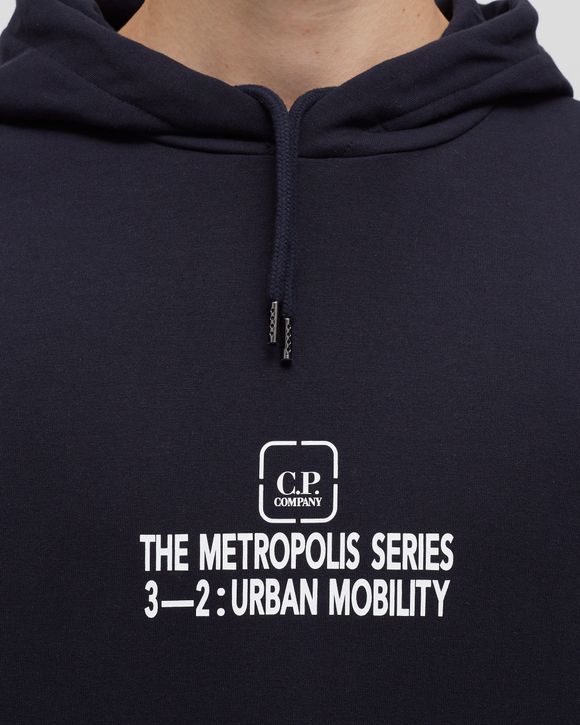 METROPOLIS SERIES STRETCH FLEECE GRAPHIC HOODIE