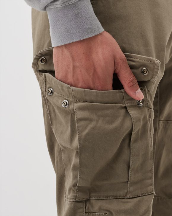 STRETCH SATEEN CARGO PANTS