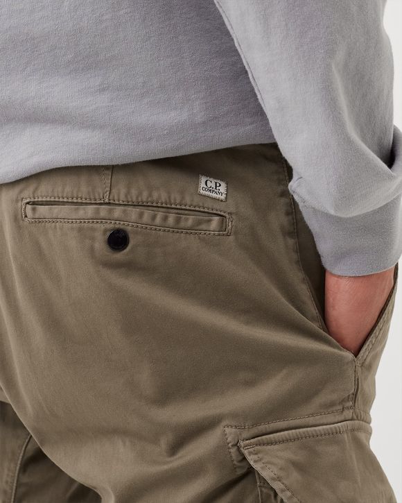 STRETCH SATEEN CARGO PANTS