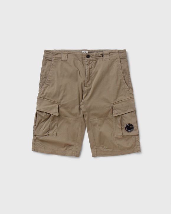STRETCH SATEEN CARGO SHORTS
