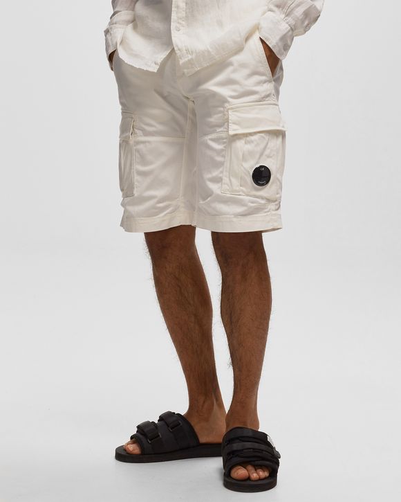 STRETCH SATEEN CARGO SHORTS