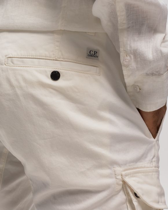 STRETCH SATEEN CARGO SHORTS