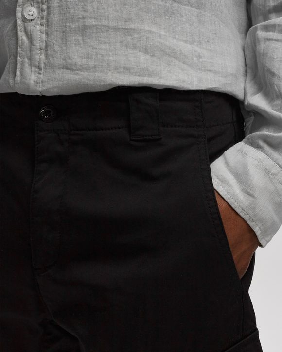 STRETCH SATEEN CARGO SHORTS
