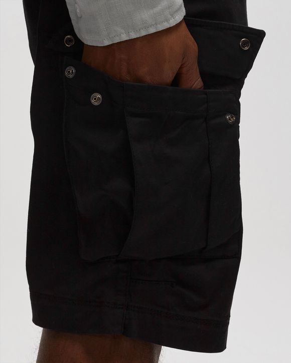 STRETCH SATEEN CARGO SHORTS
