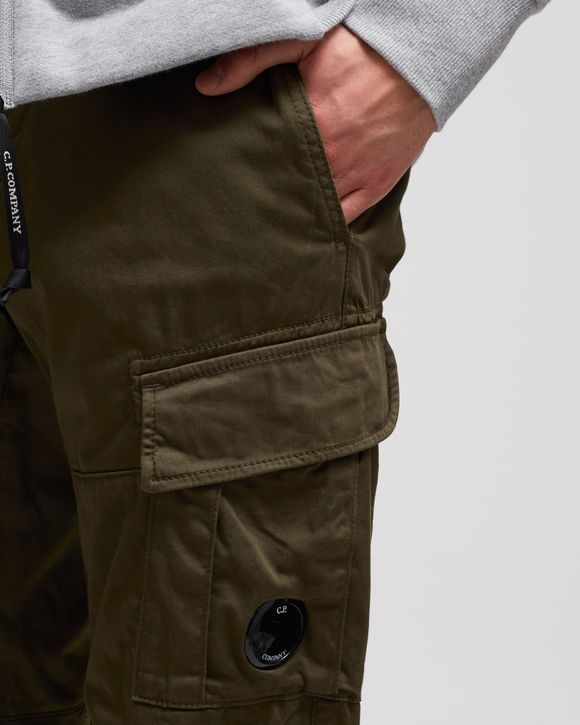 STRETCH SATEEN LENS CARGO PANTS