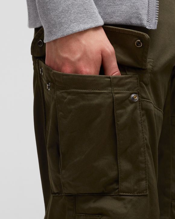 STRETCH SATEEN LENS CARGO PANTS