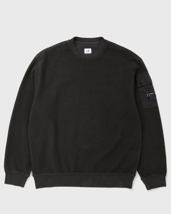 SWEATSHIRTS CREW NECK IN BRUSHED EMERIZED DIAGONAL FLEECE