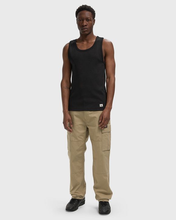 2X2 RIB BADGE TANK TOP