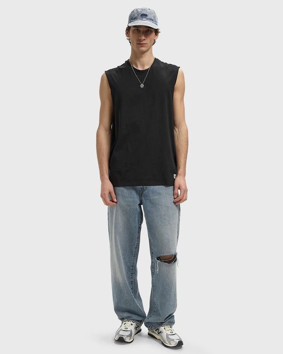 30S JERSEY BADGE MUSCLE TANK