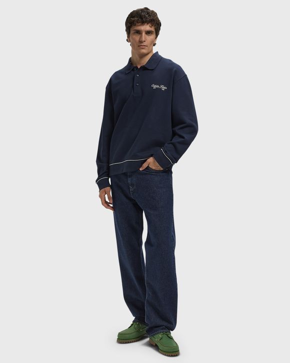 LS 350GSM TERRY PIPED POLO SWEAT