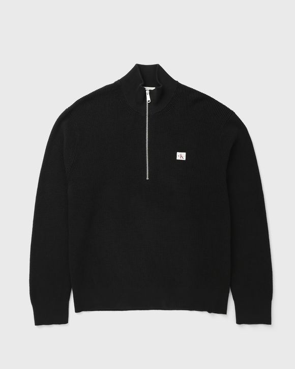 LS CLASSIC COTTON WFLE QZIP SWEATER 9GG