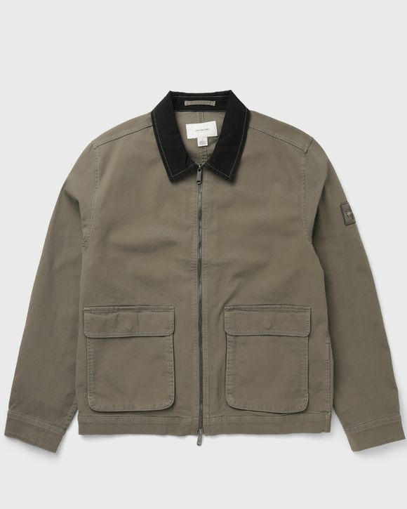LS MATTY CANVAS CONTRAST COLLAR