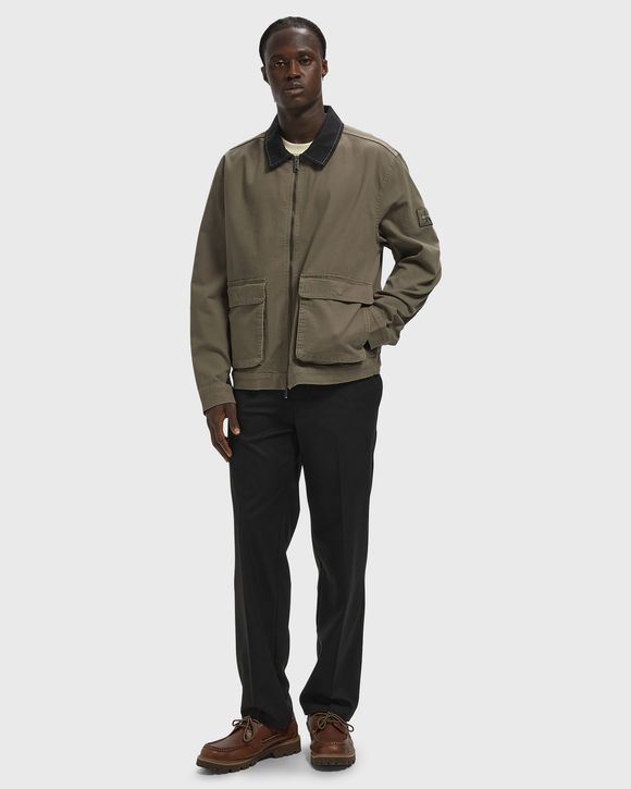 LS MATTY CANVAS CONTRAST COLLAR