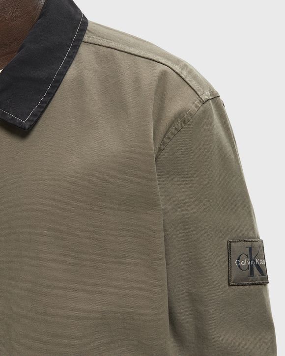 LS MATTY CANVAS CONTRAST COLLAR