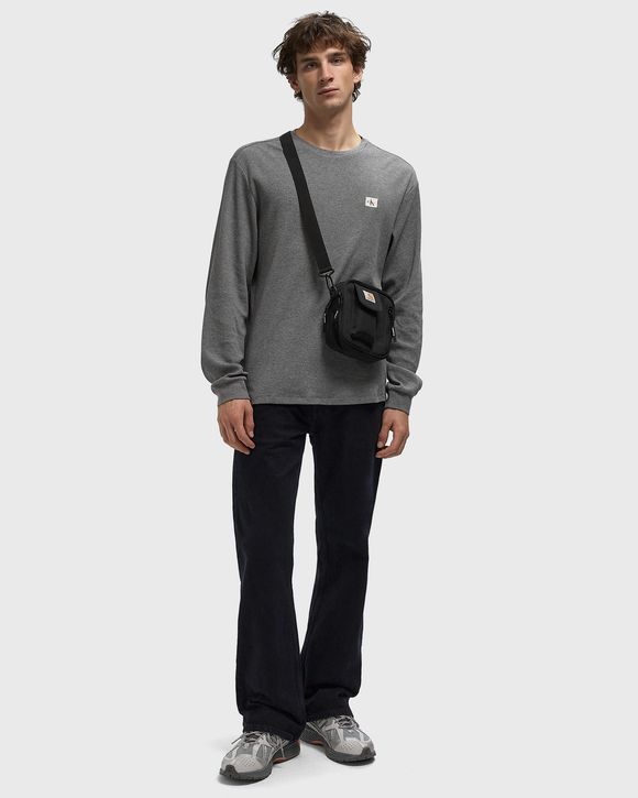 LS WAFFLE BADGE CREWNK TEE